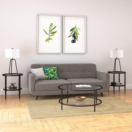Mercury Row® Barbara Glass End Table & Reviews Wayfair